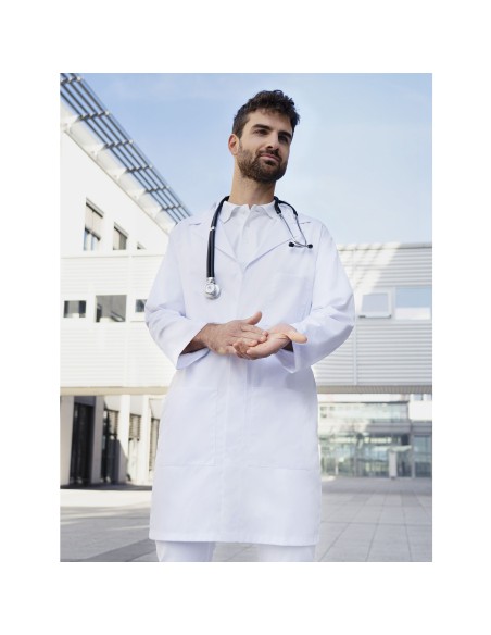 KAL-MM7-Mens Workcoat with concealed button placket 2